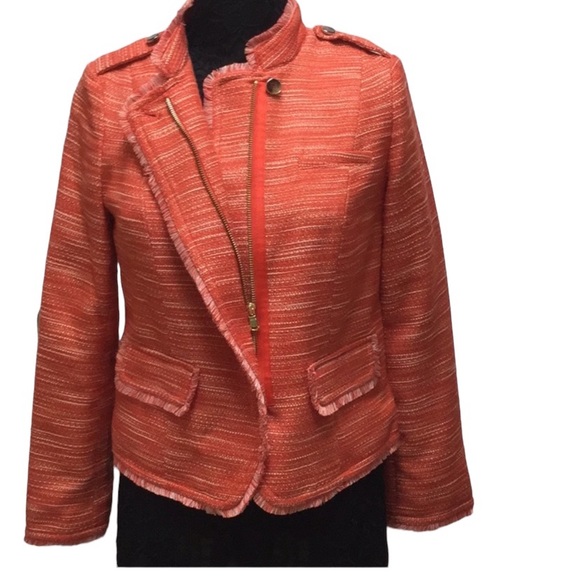 Chico Twill Blazer Jacket sz 4=Chico sz 0 - Picture 1 of 7